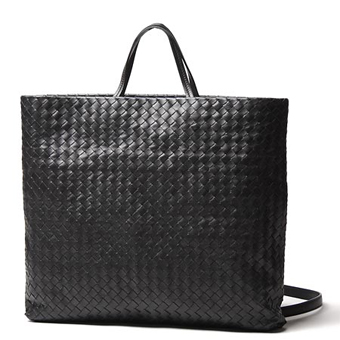 BOTTEGA VENETA ボッテガヴェネタ バッグ レプリカ トートバッグ 170238 vq131 1000 イントレチャート レザーブリーフケース ブラック